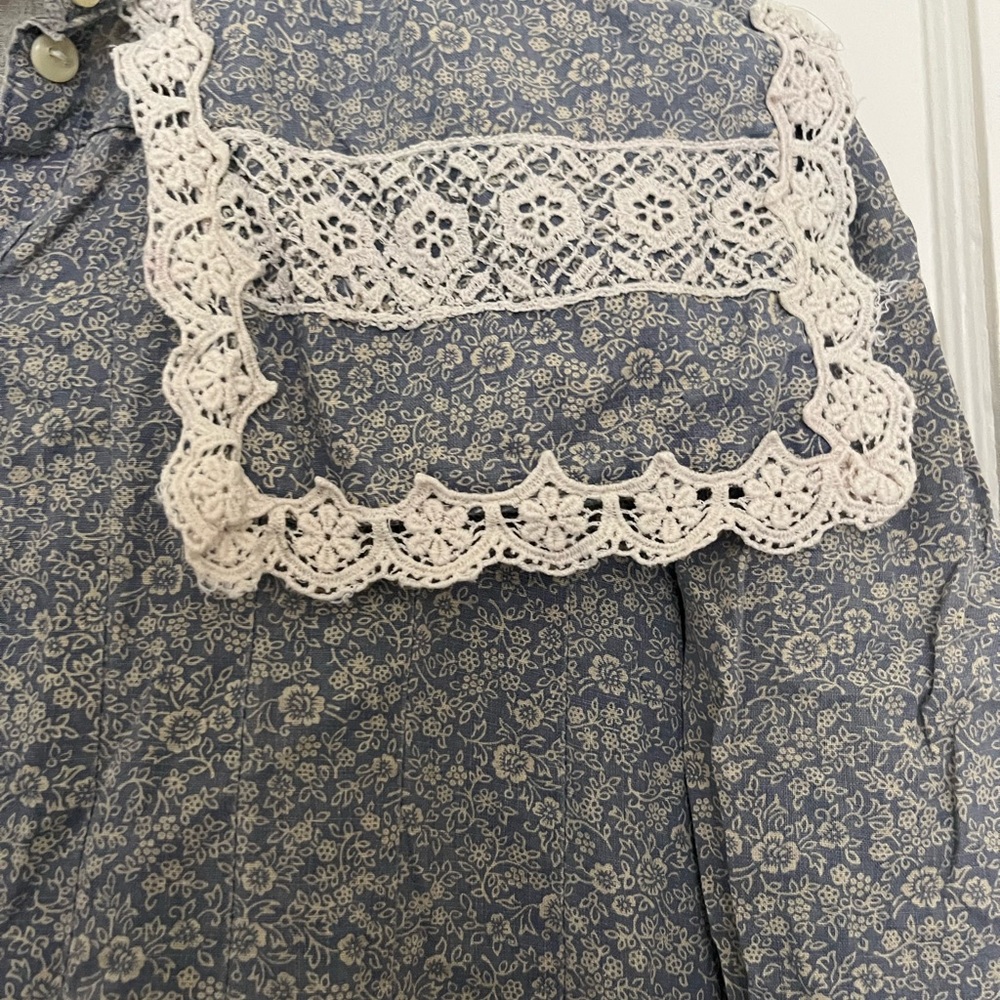 70s Gunne Sax by Jessica McClintock Prairie Maxi Dress - Picture 2 of 8
